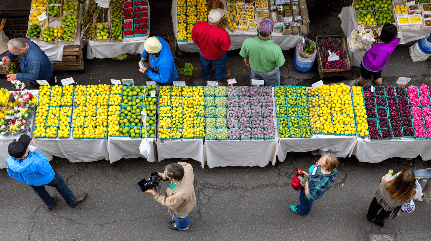 Fresh produce background